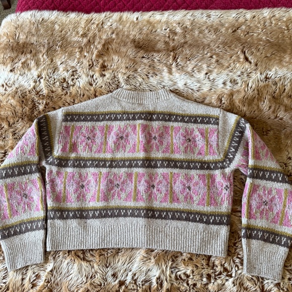 Sezane Antonin Cardigan Beige Rose - Size XL - Picture 5 of 7